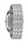 BULOVA Crystal Crystals Silver Stainless Steel Bracelet