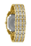 BULOVA Crystal Crystals Gold Stainless Steel Bracelet