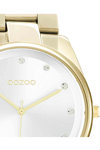 OOZOO Timepieces Crystals Gold Stainless Steel Bracelet