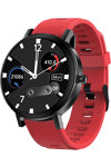 DAS.4 SU10 Smartwatch Chronograph Red Silicone Strap