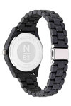 NAUTICA N83 Mercury Bay Black Plastic Strap