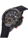 NAUTICA NST Chronograph Black Silicone Strap