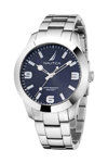 NAUTICA Pacific Beach Silver Stainless Steel Bracelet