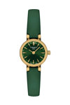 TISSOT T-Lady Lovely Round Green Leather Strap