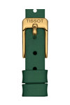 TISSOT T-Lady Lovely Round Green Leather Strap