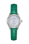 HAMILTON Jazzmaster Diamonds Automatic Green Leather Strap