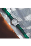 HAMILTON Jazzmaster Diamonds Automatic Green Leather Strap