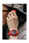 CASIO G-SHOCK Smartwatch Chronograph Red Rubber Strap