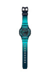 CASIO G-SHOCK Smartwatch Chronograph Turquoise Rubber Strap