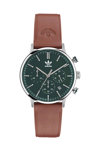 ADIDAS ORIGINALS Code One Chronograph Brown Leather Strap