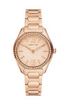 CERRUTI Bretagna Crystals Rose Gold Stainless Steel Bracelet