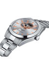 TISSOT T-Classic Open Heart Powermatic 80 Automatic Silver Stainless Steel Bracelet