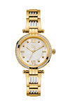 GUESS Collection Cable Bijou Two Tone Stainless Steel Bracelet