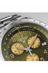 HAMILTON Khaki Aviation X-Wind GMT Dual Time Chronograph Silver Stainless Steel Bracelet