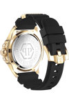 PHILIPP PLEIN The Skull Crystals Black Rubber Strap