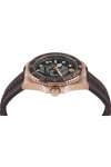 PHILIPP PLEIN The Skull Diver Brown Rubber Strap