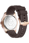 PHILIPP PLEIN The Skull Diver Brown Rubber Strap