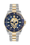 PHILIPP PLEIN The Skull Diver Two Tone Stainless Steel Bracelet