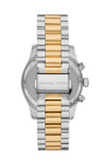 Michael KORS Lexington Crystals Chronograph Two Tone Stainless Steel Bracelet