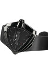 HAMILTON Ventura XXL Bright Black Rubber Strap