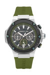 CERRUTI Lucardo Chronograph Green Silicone Strap