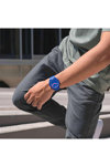 SWATCH New Gent Biosourced Cobalt Disco Blue Silicone Strap