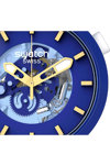 SWATCH Big Bold Bouncing Blue Two Tone Combined Materials Strap