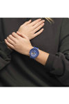 SWATCH Big Bold Bouncing Blue Two Tone Combined Materials Strap