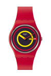 SWATCH Swatch Concentric Red Red Silicone Strap