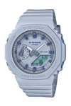 G-SHOCK Dual Time Chronograph Light Blue Rubber Strap