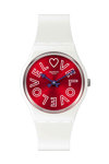 SWATCH Valentine’s Day Purest Love White Silicone Strap