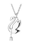 SWAROVSKI White Iconic Swan necklace