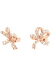 SWAROVSKI White Volta stud earrings Bow (Small)