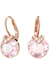 SWAROVSKI Pink Bella V drop earrings (round cut)