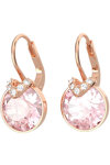 SWAROVSKI Pink Bella V drop earrings (round cut)