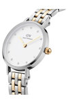 DANIEL WELLINGTON Petite Lumine Crystals Two Tone Stainless Steel Bracelet 28mm