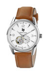 LIP Himalaya Automatic Brown Leather Strap