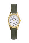 CERTUS Ladies Olive Green Leather Strap