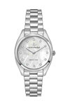 LUCIEN ROCHAT Mademoiselle Diamonds Silver Stainless Steel Bracelet