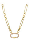 Gold Plated Sterling Silver Necklace with Enamel by KIKI Colour Collection