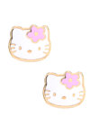 Gold plated Silver Earrings with Hello Kitty by Ino&Ibo