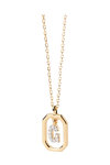 PDPAOLA Letters Mini Letter G Necklace made of 18ct-Gold-Plated Sterling Silver