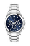 LUCIEN ROCHAT Leman Chronograph Silver Stainless Steel Bracelet