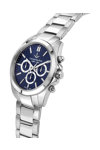 LUCIEN ROCHAT Leman Chronograph Silver Stainless Steel Bracelet