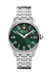 SWISS MILITARY HANOWA Thunderbolt Silver Stainless Steel Bracelet