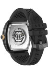 PHILIPP PLEIN The Skeleton Crystals Automatic Black Rubber Strap