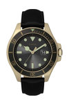 TIMEX Harborside Coast Black Leather Strap