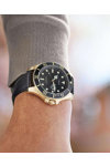 TIMEX Harborside Coast Black Leather Strap