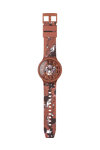 SWATCH Camoflower Cotton Multicolor Silicone Strap