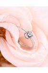 18ct White Gold Solitaire Engagement Ring with DIamonds by Savvidis (Νο 54)